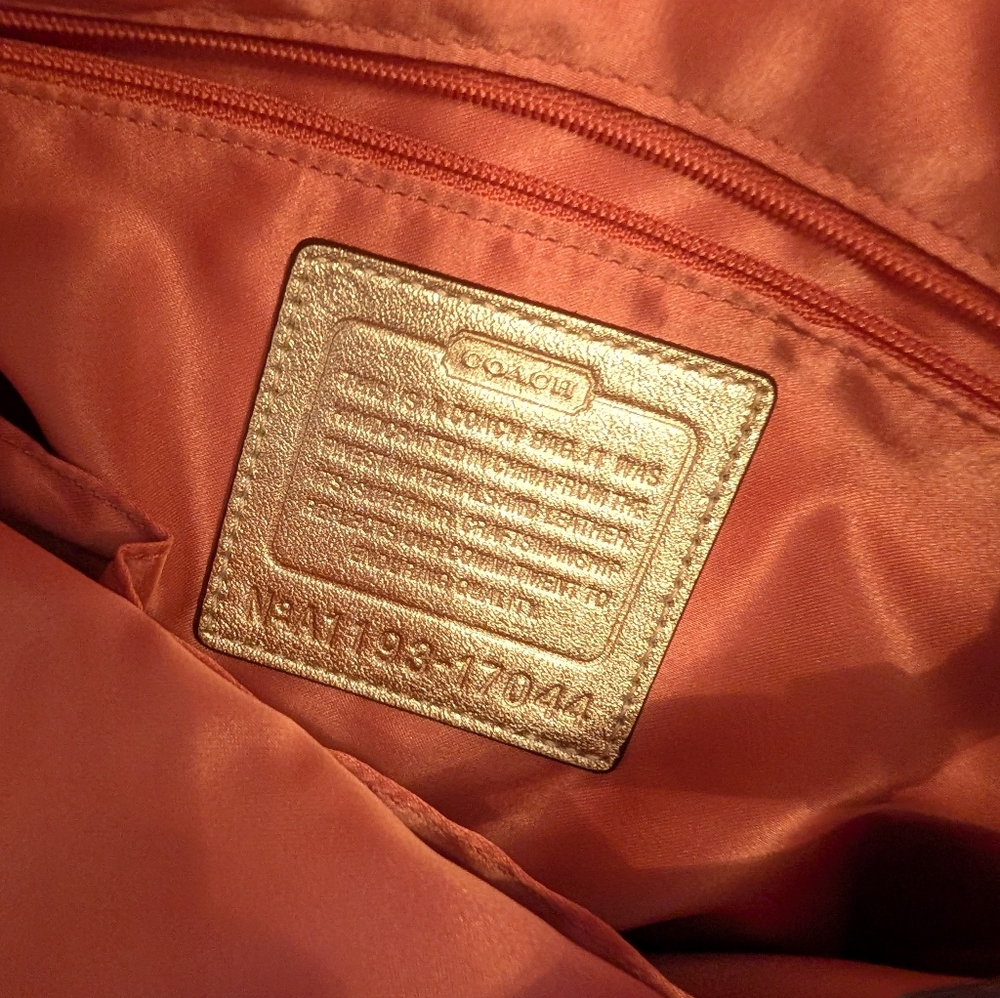 Coach Audrey Op Art Tote Bag Y2k 2000s - Picture 9 of 10
